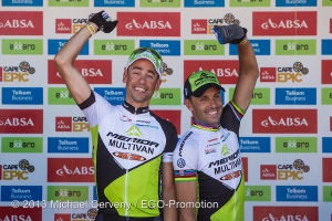Hermida i van Houts na 4. miejscu w Cape Epic, Cink 1. w Austrii