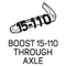 BOOST STANDARD THROUGH AXLE 15-110