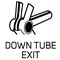 DOWN TUBE EXIT
